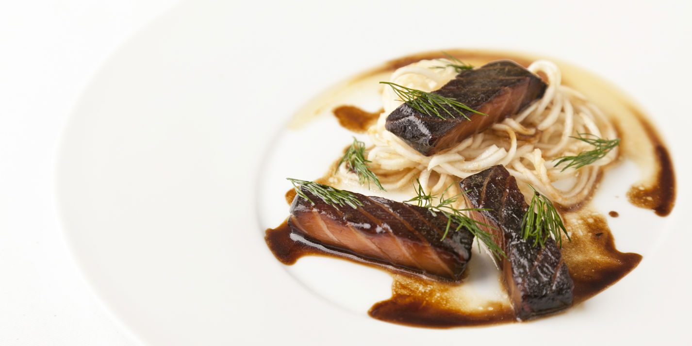 Treacle-Glazed Salmon Recipe - Great British Chefs