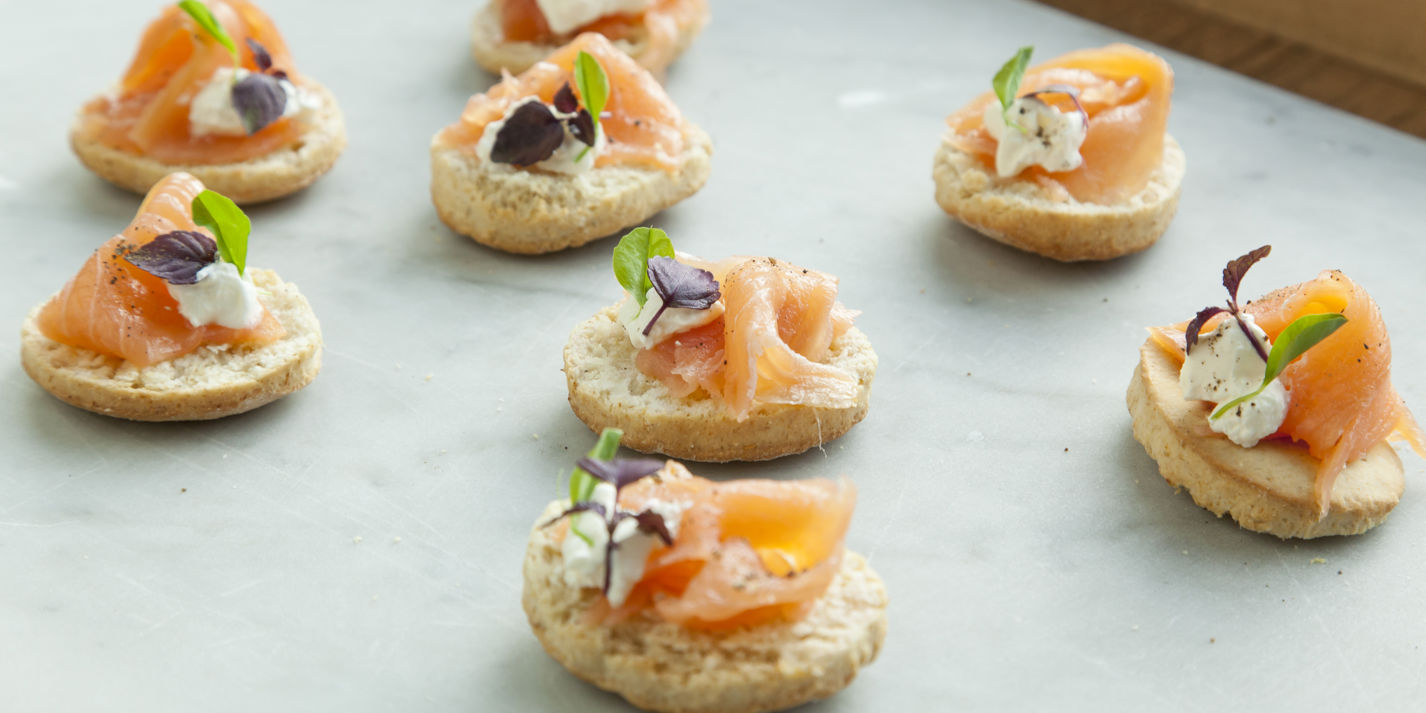 Smoked Salmon Canapé Recipe - Great British Chefs