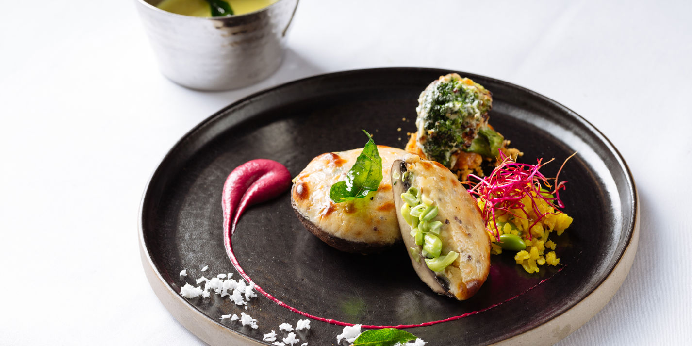 Indian Stuffed Mushroom Recipe - Great British Chefs-image