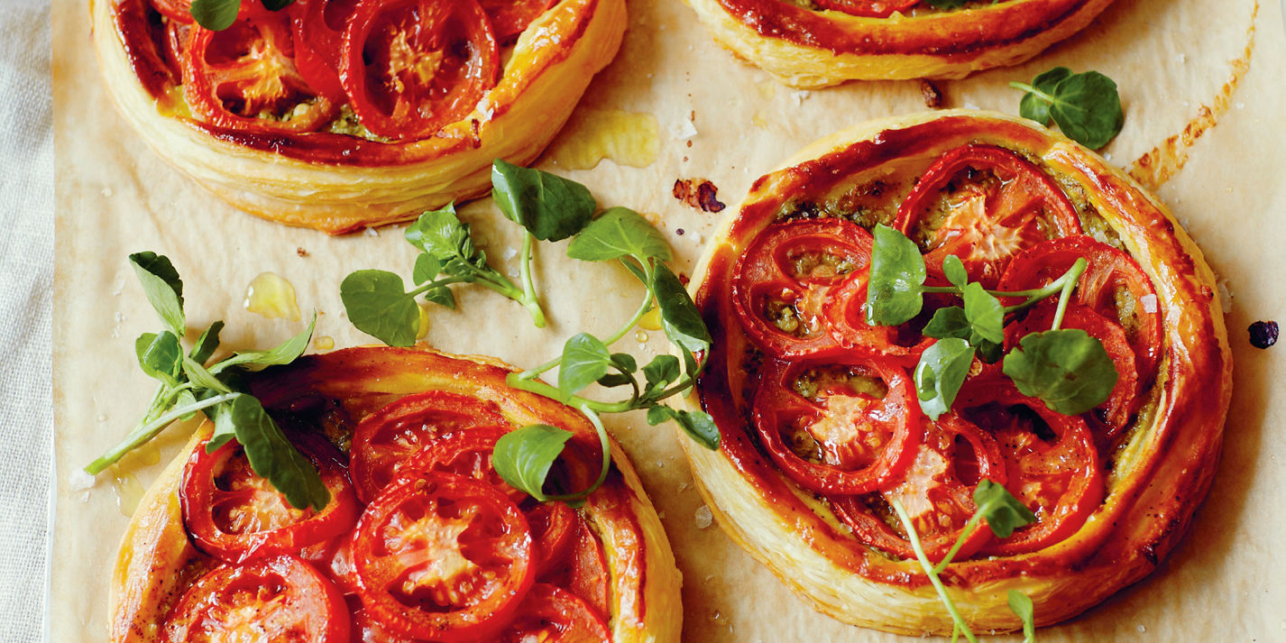 Tomato and Pesto Tarts Recipe - Great British Chefs