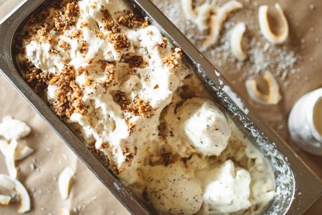 A tub of ice cream illustrates a feature about weird ice cream flavours