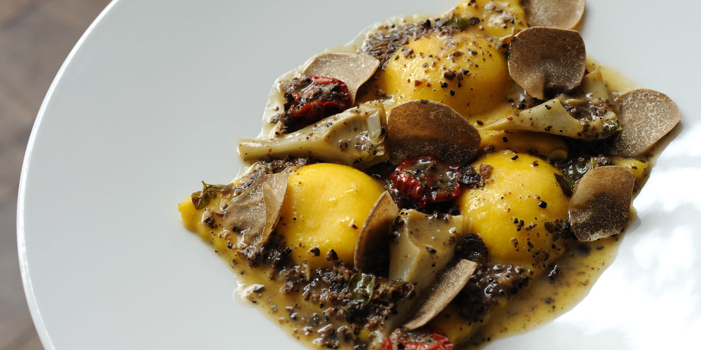 Polenta Ravioli Recipe - Great British Chefs