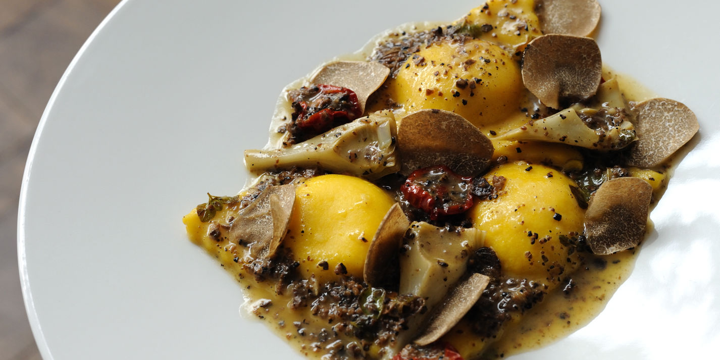 Polenta Ravioli Recipe - Great British Chefs