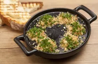 Snails with garlic butter and Gorgonzola
