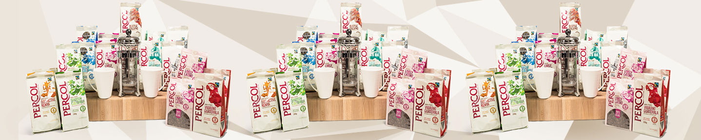 Win a fabulous selection of Percol Coffee plus an 8-cup cafetiere and mug set