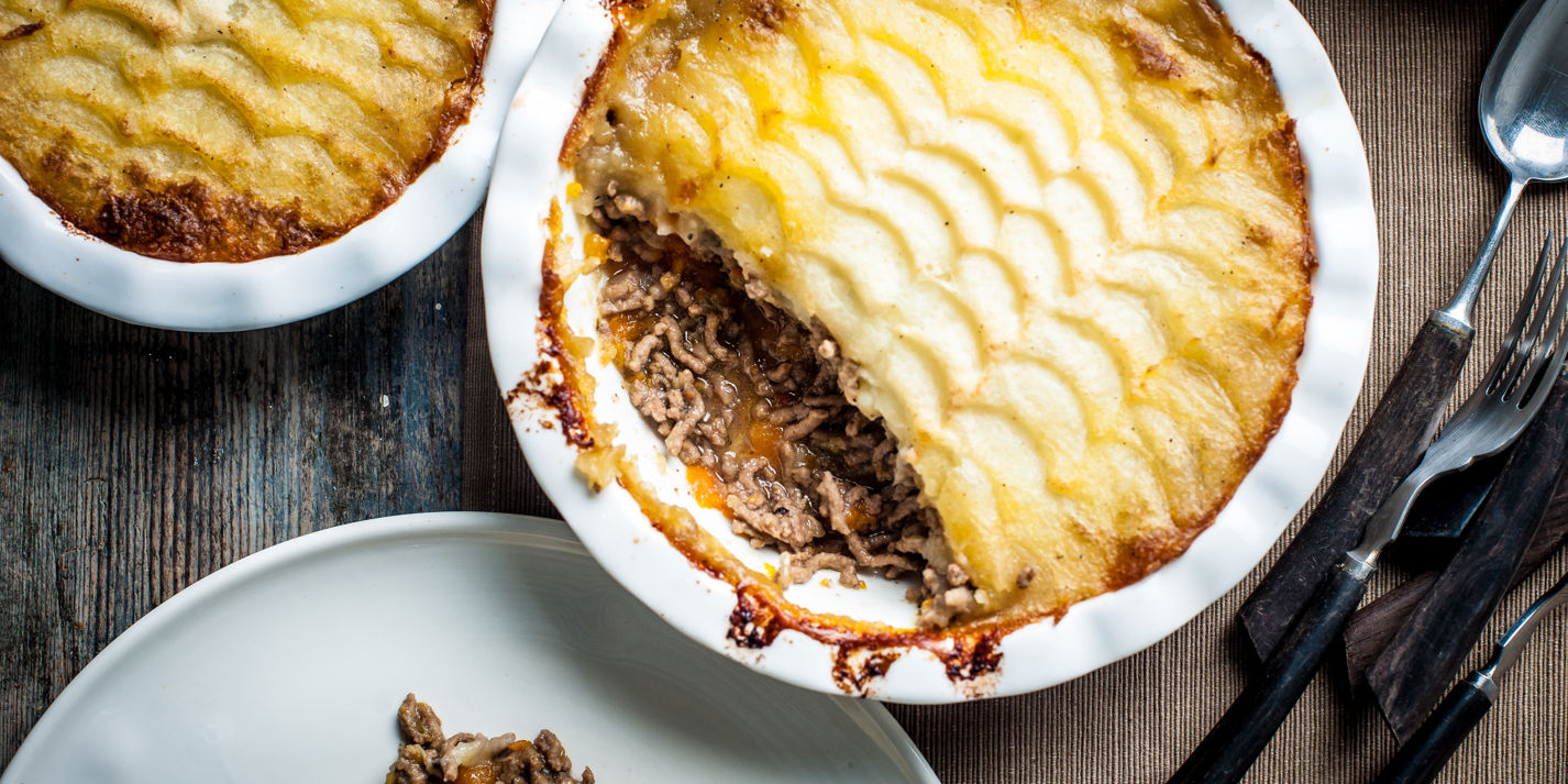 Beef and onion cottage pie