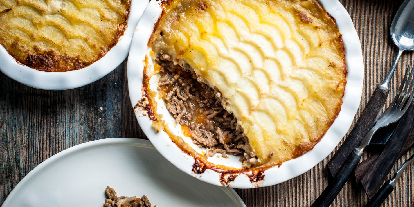 Beef and onion cottage pie