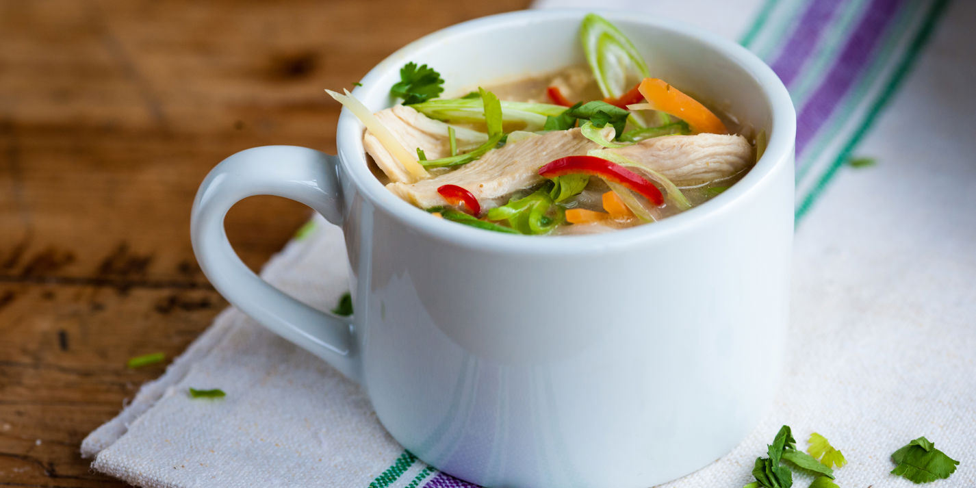Thai Chicken Soup Recipe - Great British Chefs