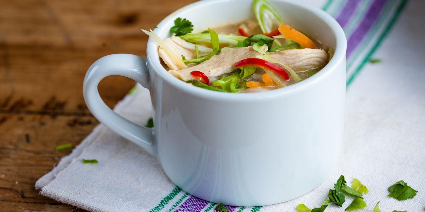 Thai Chicken Soup Recipe - Great British Chefs