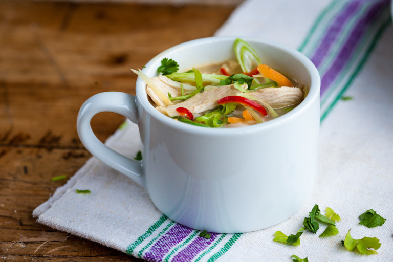 Thai chicken soup