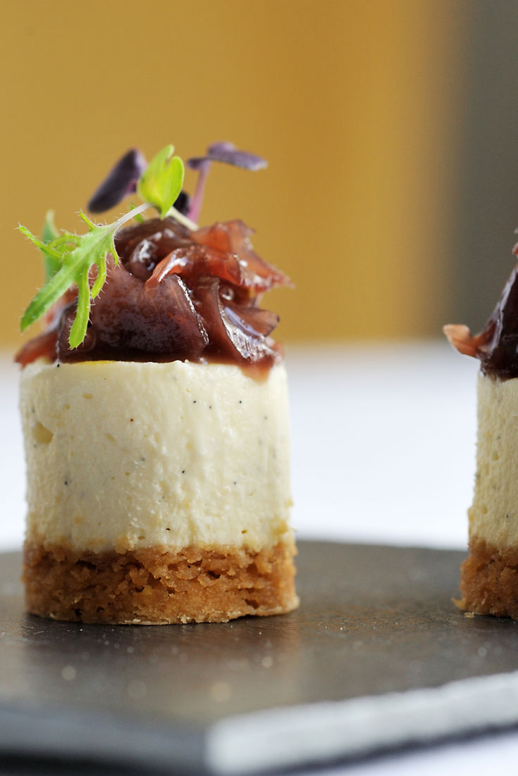 Goats' Cheesecake Recipe With Red Onion Jam Great British Chefs
