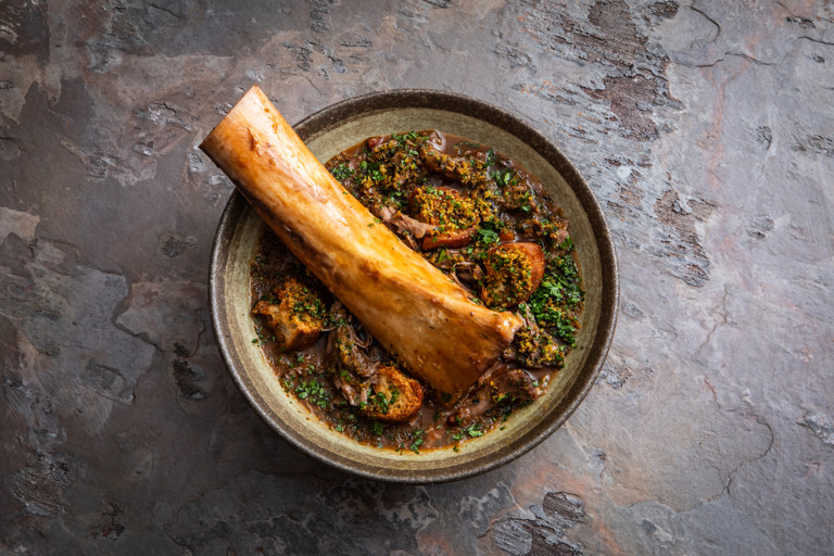 Beef shin bourguignon