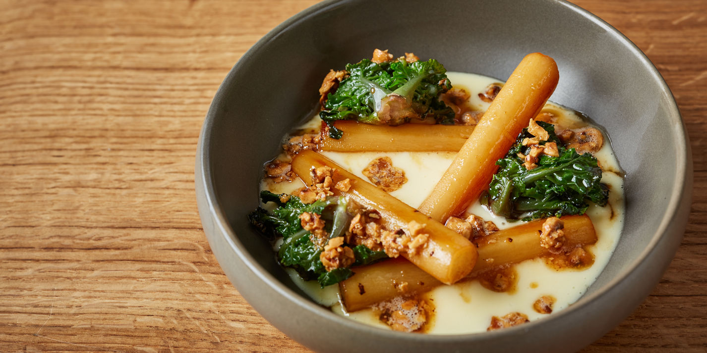 Salsify, Somerset Pecorino, Hazelnut Recipe - Great British Chefs