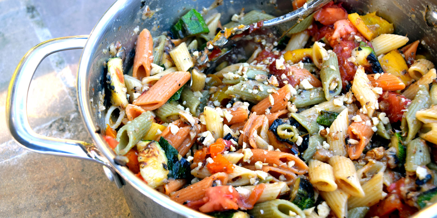 Roasted Vegetable Pasta Recipe - Great British Chefs