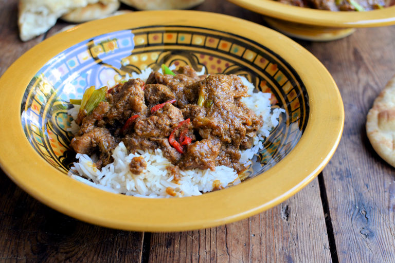 Quick stir-fried Mongolian lamb curry