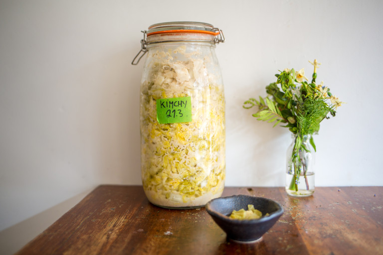 Barley and black pepper kimchi