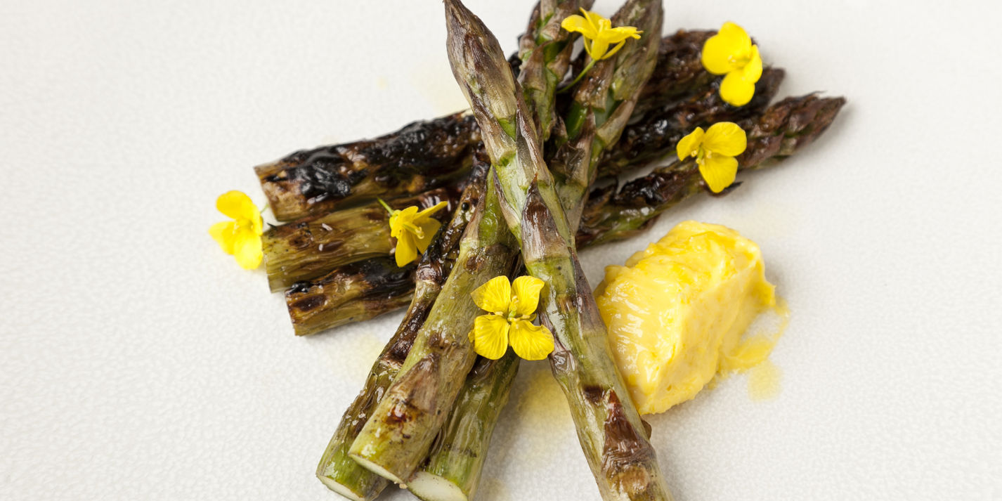 Barbecued Asparagus Recipe & Rapeseed Mayonnaise Great British Chefs