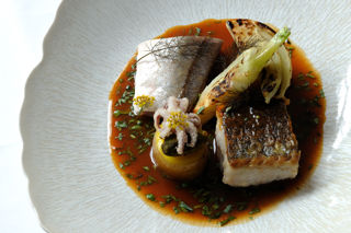 How to pan-fry hake on the bone