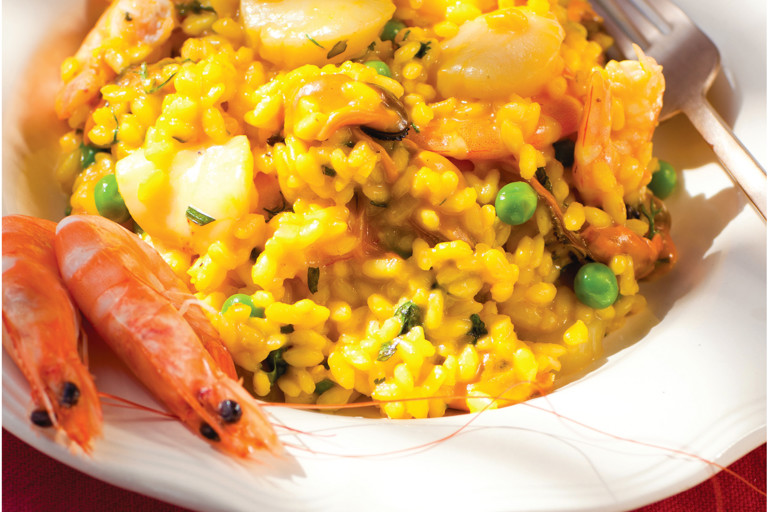 Seafood risotto