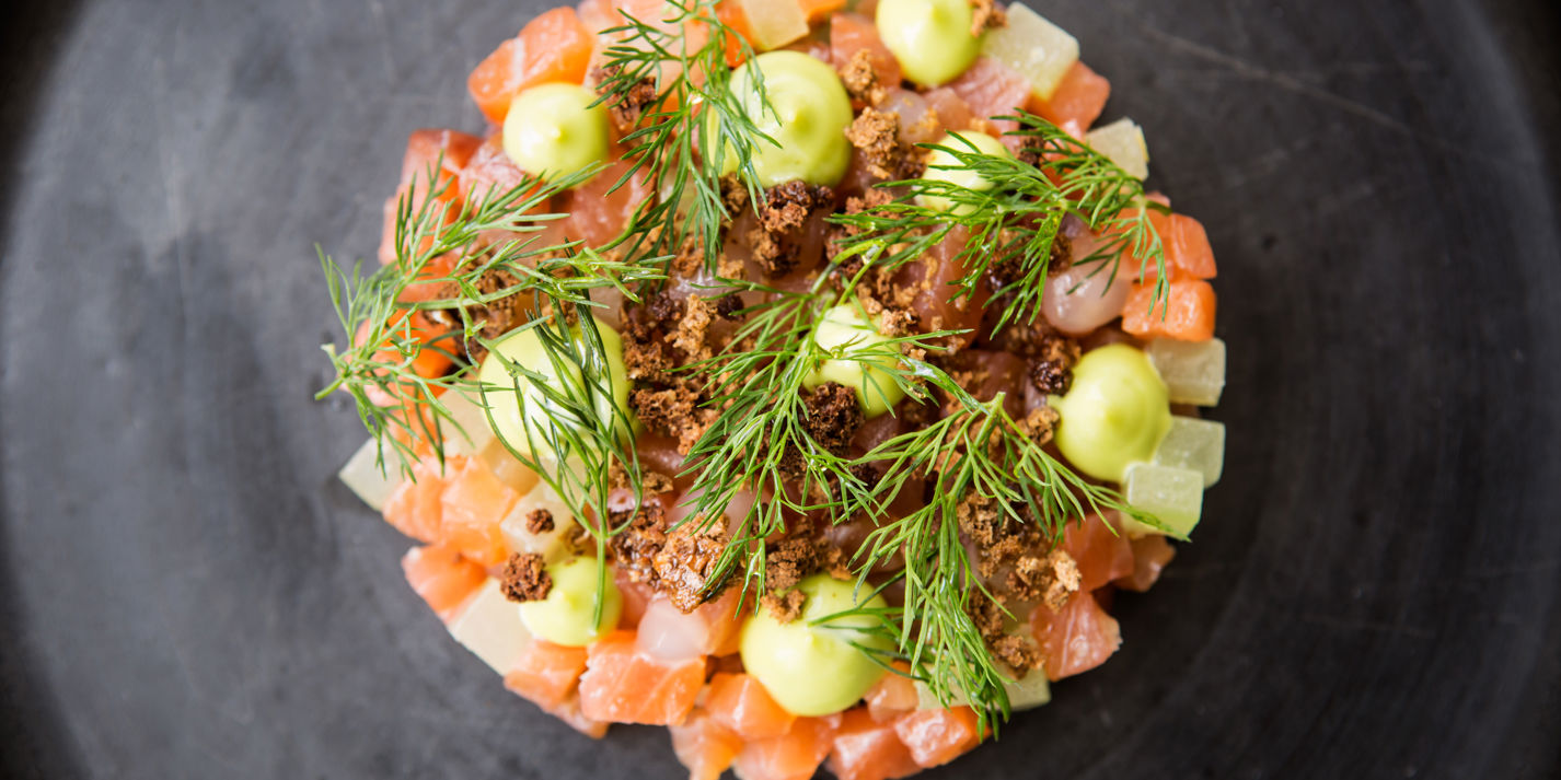 Gin and tonic-cured salmon-image