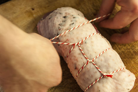 How to roll and stuff a turkey breast