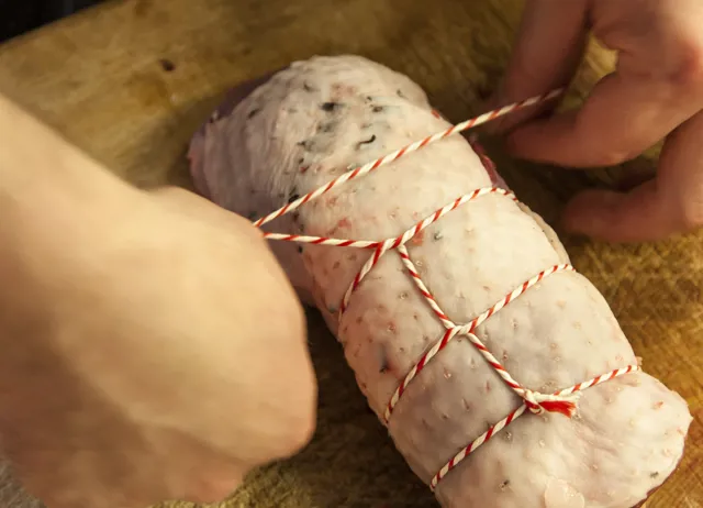 How to roll and stuff a turkey breast
