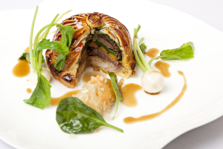 Ox cheek pithivier