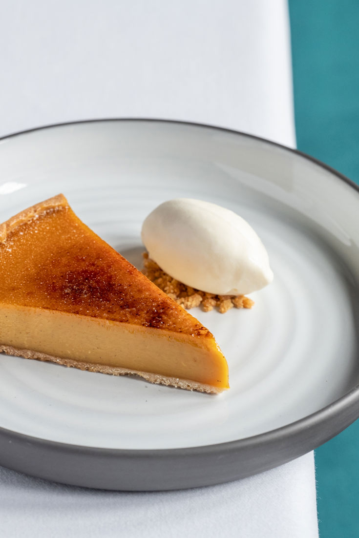 Miso Caramel Custard Tart Recipe Great British Chefs
