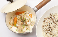 Blanquette de veau recipe with pilau rice