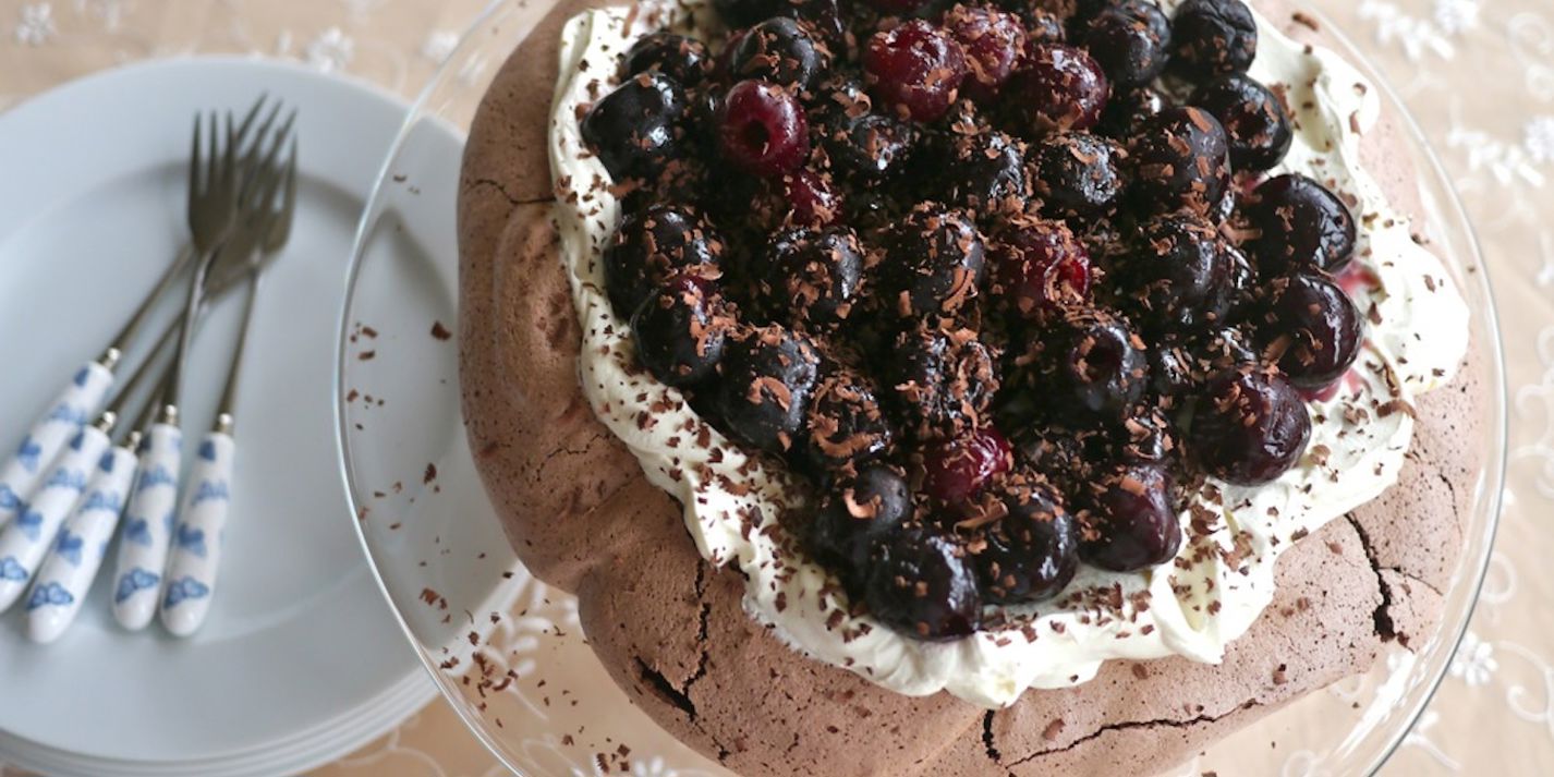 Black Forest Pavlova Recipe - Great British Chefs