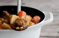 Lamb, potato and pearl barley stew