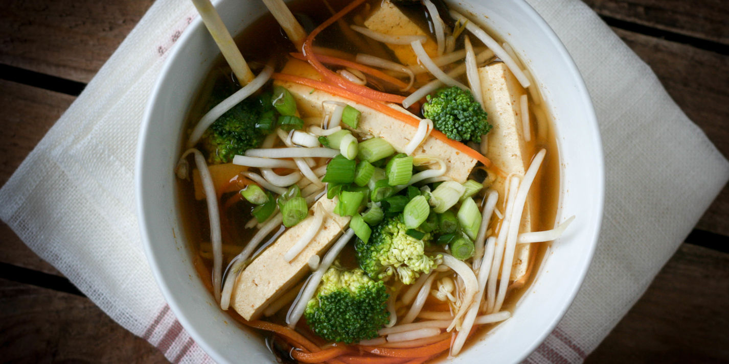 Vegetarian hot and sour soup recipe - Great British Chefs