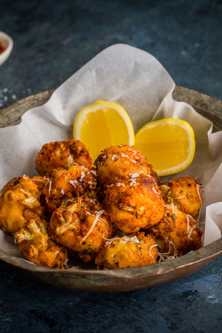 Cauliflower Cheese Fritters Recipe Great British Chefs