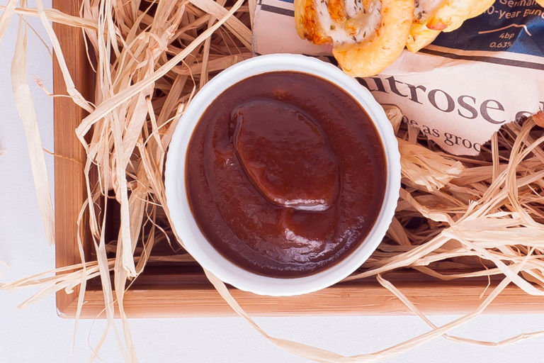Homemade brown sauce