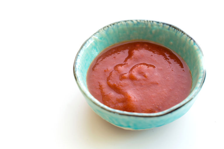 Strawberry, balsamic and pink peppercorn ketchup