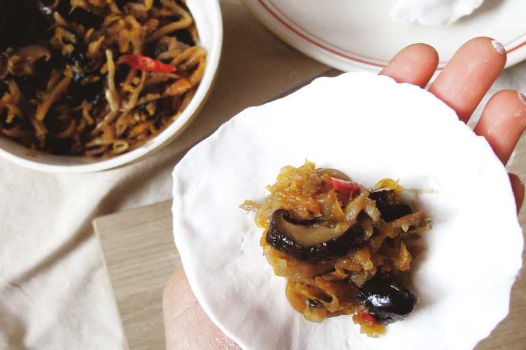 Soon Kueh - Steamed Turnip (Gluten-free) Dumplings
