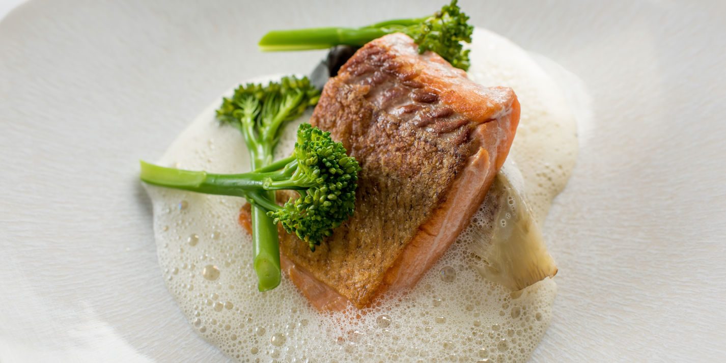 Sea Trout with Scallop Tortellini Recipe - Great British Chefs