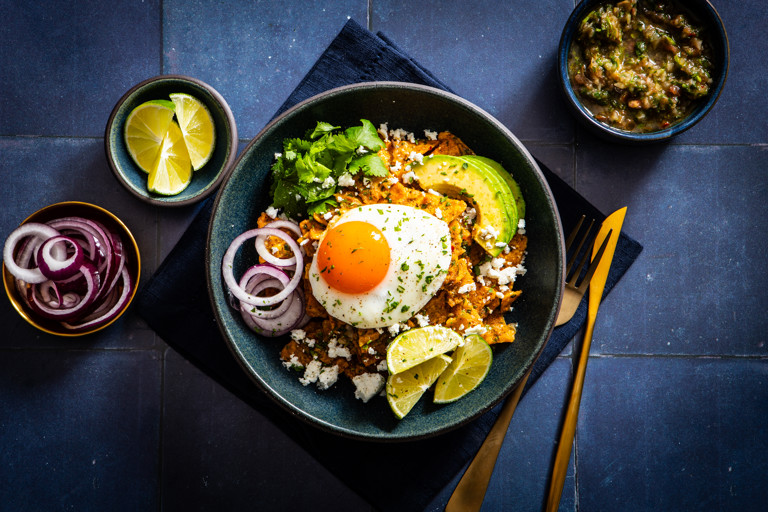 Chilaquiles rojo
