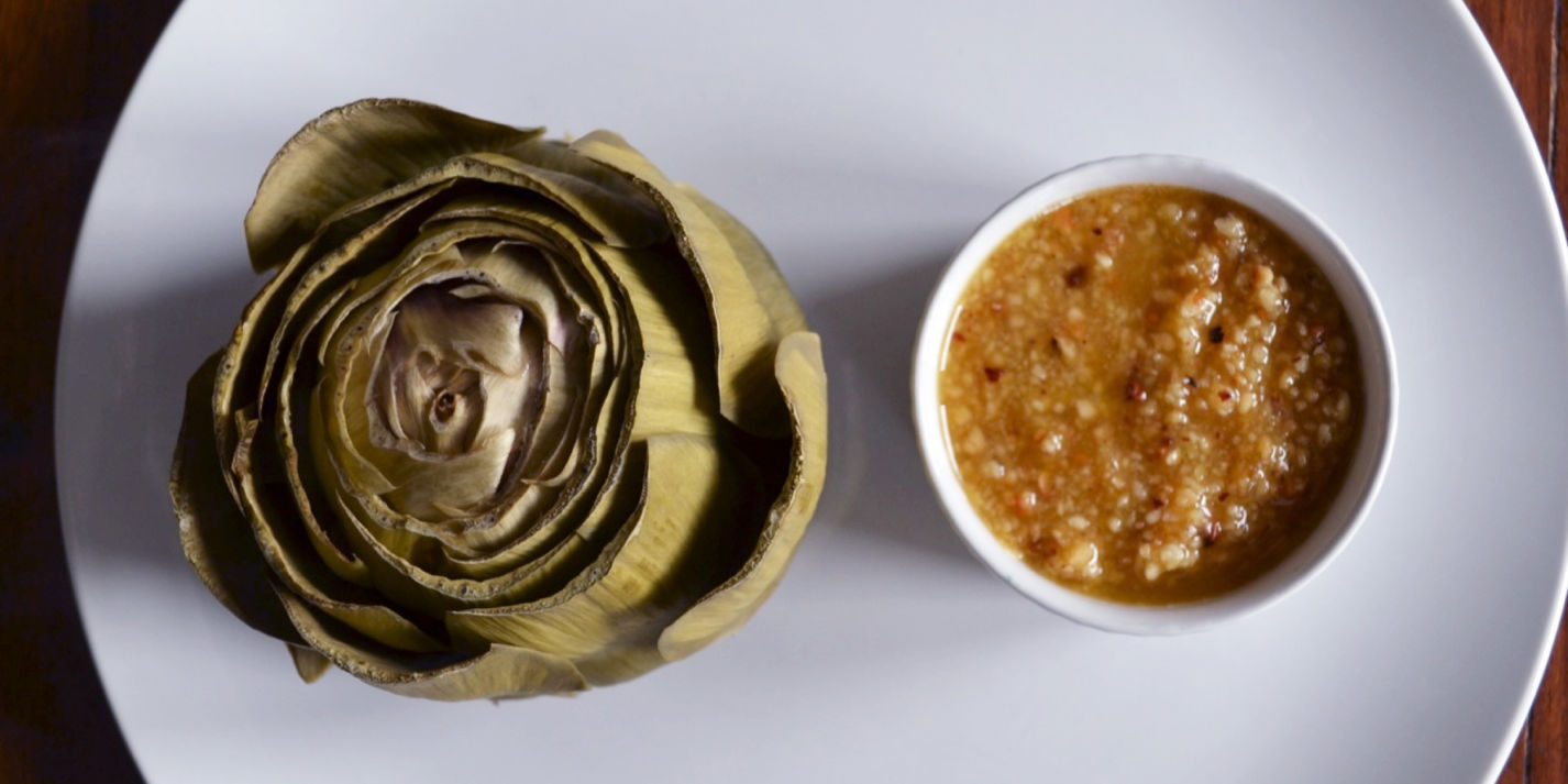 Artichokes with Hazelnut Butter Recipe - Great British Chefs