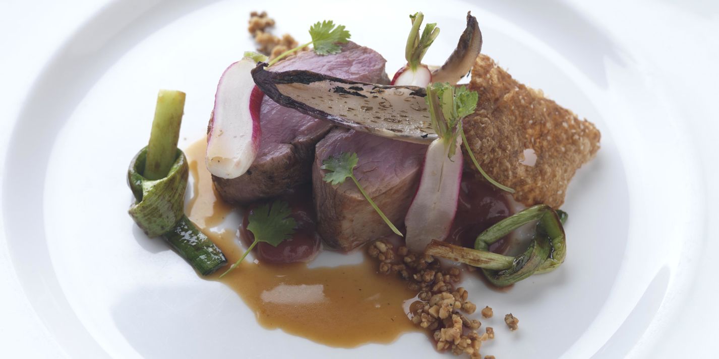 Duck Breast with Rhubarb Recipe - Great British Chefs