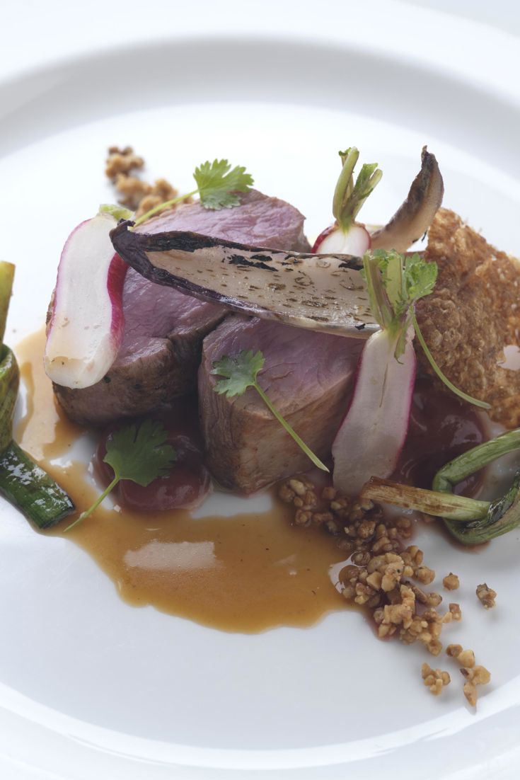 Duck Breast with Rhubarb Recipe - Great British Chefs