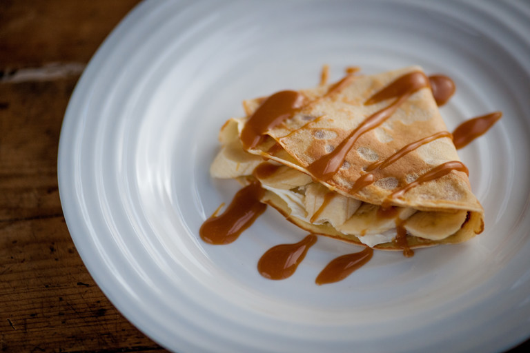 Banana Pancakes Recipe & Toffee - Kids Recipes - Great British Chefs