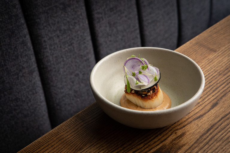 Scallop satay