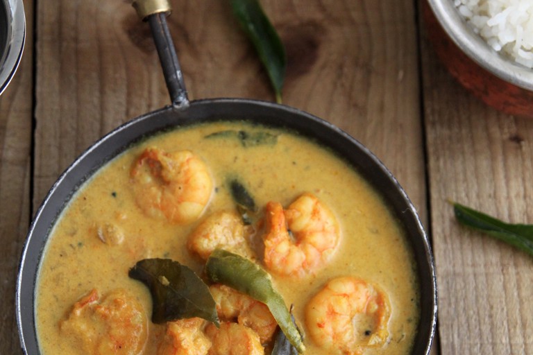 Keralan prawn curry