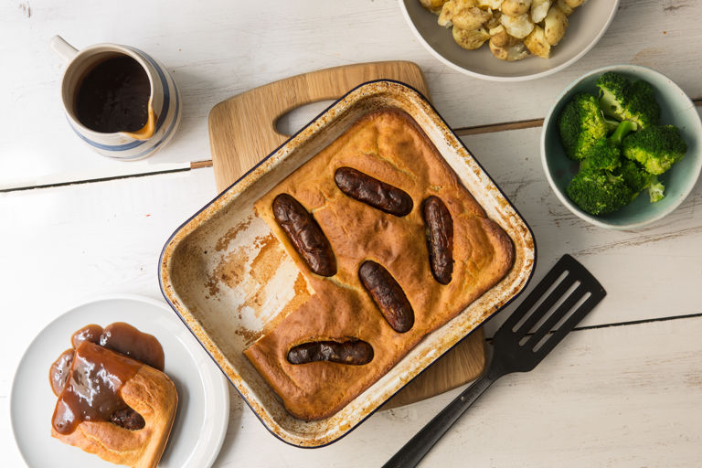 Gluten-free toad in the hole