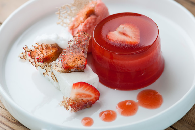 Strawberries and champagne