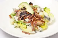 Chargrilled chicken, avocado and Gorgonzola salad