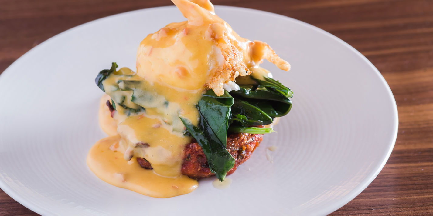Kashmiri Masala Hash Recipe with Miso Hollandaise - Great British Chefs