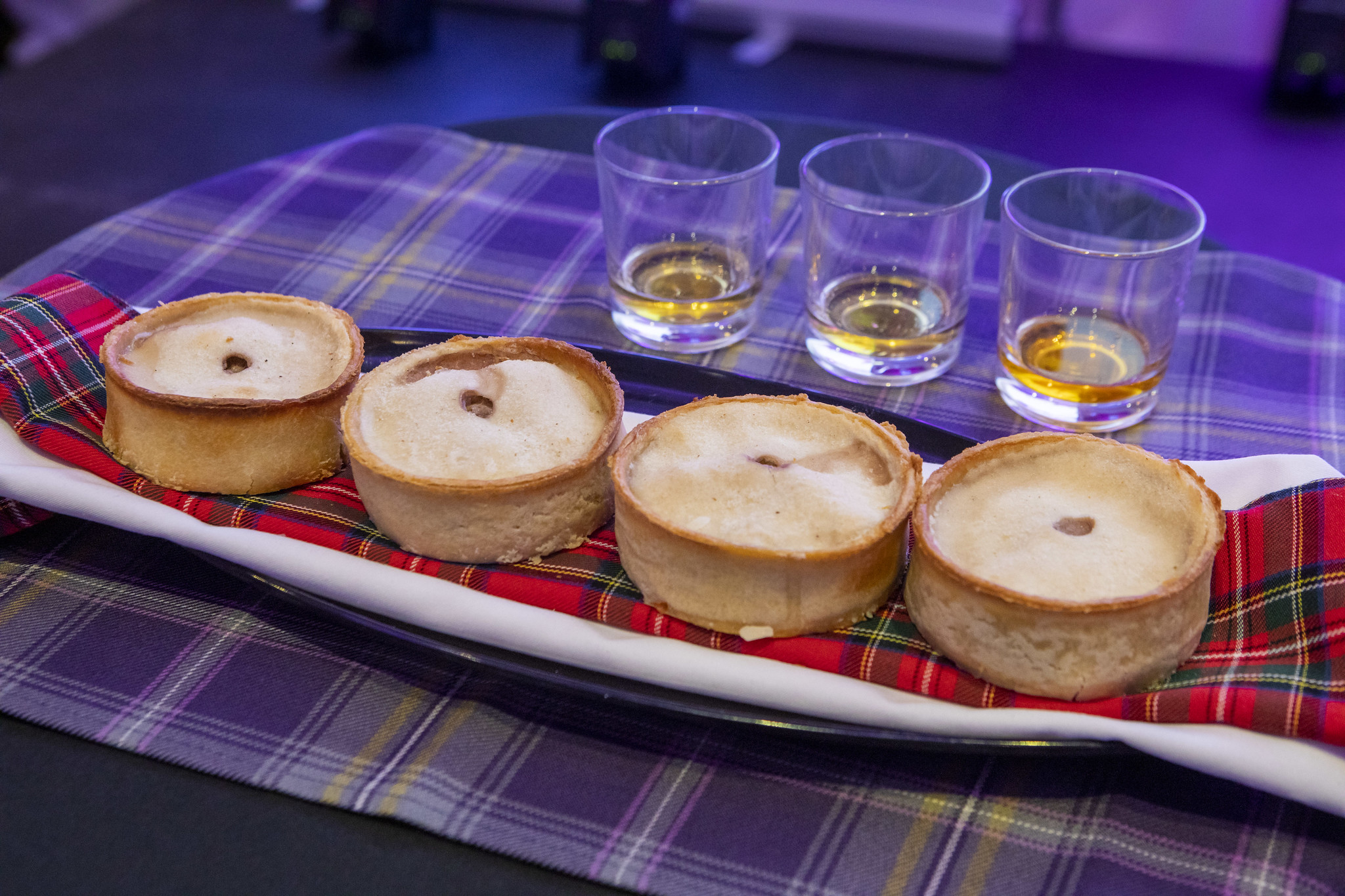 Scotch pies at the World Championships in Scotland