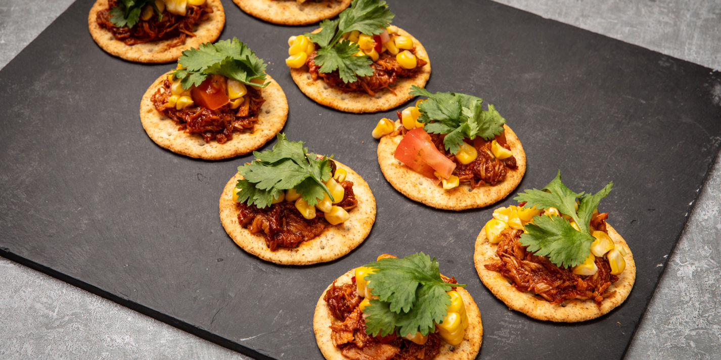 Smoky Pulled Chicken Thigh, Spicy Sweetcorn Salsa and Fresh Coriander Recipe - Great British Chefs